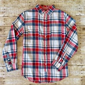 Men’s Mossimo plaid long sleeve button up shirt